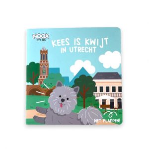 Kartonnen flappenboekje Kees is Kwijt in Utrecht | Keck & Lisa - Yara Ruby - NOOX City Kids